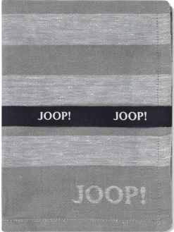 JOOP! Geschirrtuch silberfarbengrau