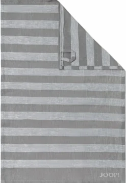 JOOP! Geschirrtuch silberfarbengrau