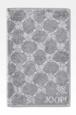 JOOP! Gästetuch silberfarbengrau