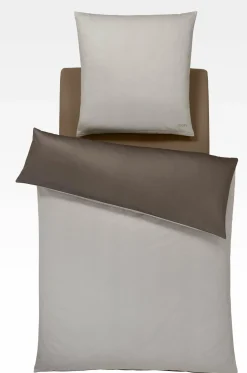 JOOP! Mako-Satin-Bettwäsche braun