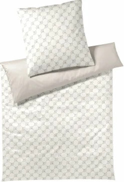 JOOP! Mako-Satin-Bettwäsche beigeweiß