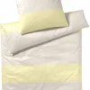 JOOP! Mako-Satin-Bettwäsche gelbweißbeige