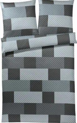 JOOP! Satin-Bettwäsche grau