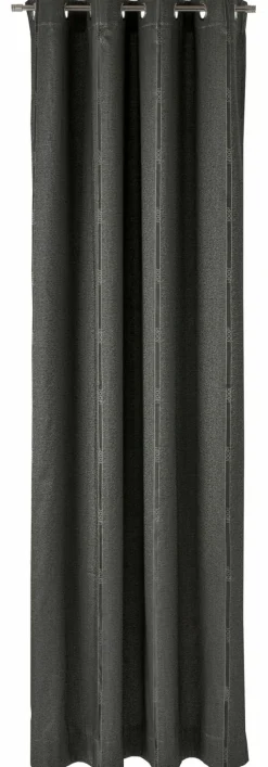 JOOP! Ösenvorhang grau