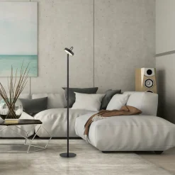 JUST LIGHT LED-Akku-Stehleuchte 1flg schwarz