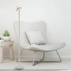 JUST LIGHT LED-Akku-Stehleuchte 1flg grau