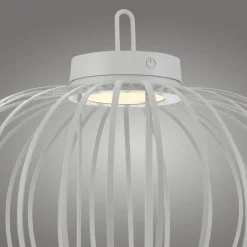 JUST LIGHT LED-Akku-Tischleuchte 1flg weiß