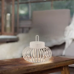 JUST LIGHT LED-Akku-Tischleuchte 1 flg grau