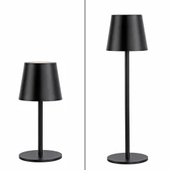 JUST LIGHT LED-Akku-Tischleuchte 1flg schwarz