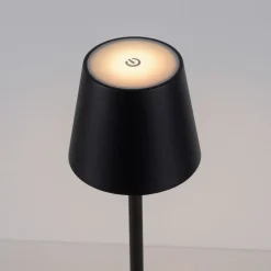 JUST LIGHT LED-Akku-Tischleuchte 1flg schwarz