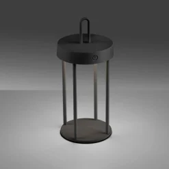JUST LIGHT LED-Akku-Tischleuchte 1flg schwarz