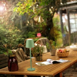 JUST LIGHT LED-Akku-Tischleuchte 1flg grün