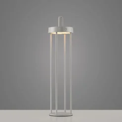 JUST LIGHT LED-Akku-Tischleuchte 1flg grau