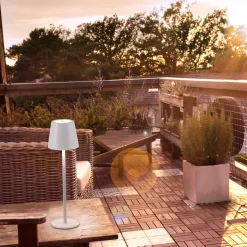 JUST LIGHT LED-Akku-Tischleuchte 1flg weiß