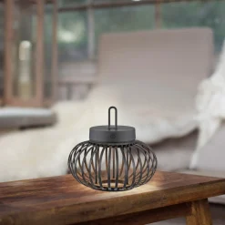 JUST LIGHT LED-Akku-Tischleuchte 1 flg schwarz