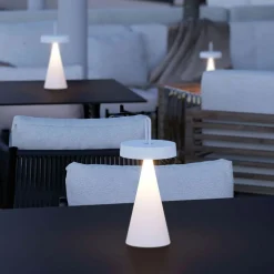 JUST LIGHT LED-Akku-Tischleuchte 1flg weiß