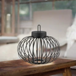 JUST LIGHT LED-Akku-Tischleuchte 1flg schwarz