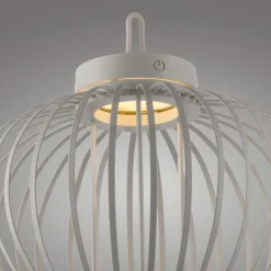 JUST LIGHT LED-Akku-Tischleuchte 1flg grau