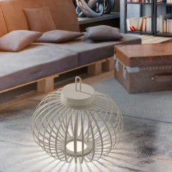 JUST LIGHT LED-Akku-Tischleuchte 1flg grau