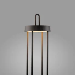 JUST LIGHT LED-Akku-Tischleuchte 1flg schwarz