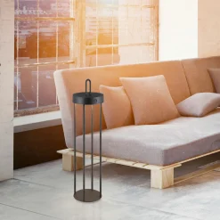 JUST LIGHT LED-Akku-Tischleuchte 1flg schwarz