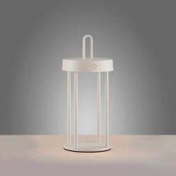 JUST LIGHT LED-Akku-Tischleuchte 1flg weiß