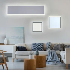 JUST LIGHT LED-Deckenleuchte 2flg weiß