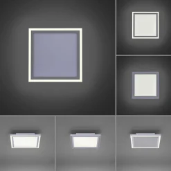 JUST LIGHT LED-Deckenleuchte 2flg weiß