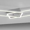 JUST LIGHT LED-Deckenleuchte 1flg silberfarben
