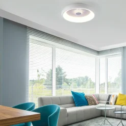 JUST LIGHT LED-Deckenleuchte 1flg weiß