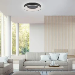 JUST LIGHT LED-Deckenleuchte 1flg grau