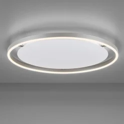 JUST LIGHT LED-Deckenleuchte 1flg silberfarben