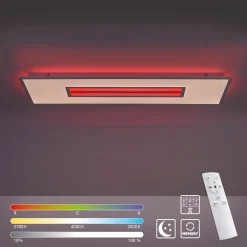 JUST LIGHT LED-Deckenleuchte 2flg weiß