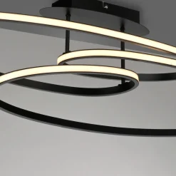 JUST LIGHT LED-Deckenleuchte 1flg schwarz