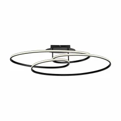 JUST LIGHT LED-Deckenleuchte 1flg schwarz