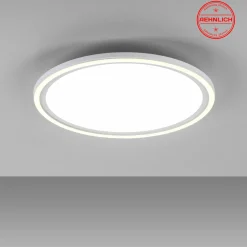 JUST LIGHT LED-Deckenleuchte 2flg weiß