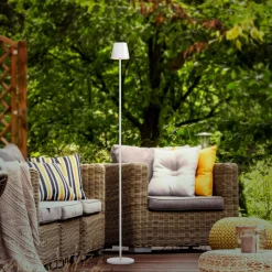 JUST LIGHT LED-Stehleuchte 1flg weiß