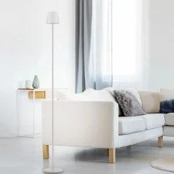 JUST LIGHT LED-Stehleuchte 1flg weiß