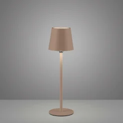 JUST LIGHT LED-Tischleuchte 1flg braun