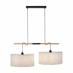 JUST LIGHT Pendelleuchte 2flg weiß