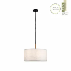 JUST LIGHT Pendelleuchte 1flg weiß