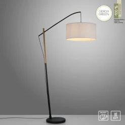 JUST LIGHT Stehleuchte 1flg weiß