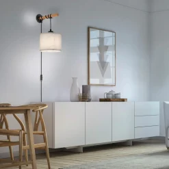 JUST LIGHT Wandleuchte 1flg weiß