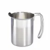 Justinus Aufschäumbecher silberfarben