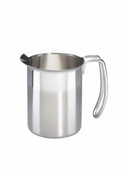 Justinus Aufschäumbecher silberfarben