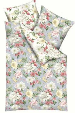 Kaeppel Satin-Bettwäsche Flirtation beigegrau