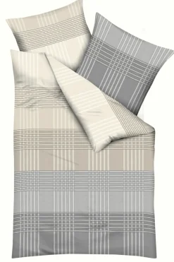 Kaeppel Satin-Bettwäsche grau