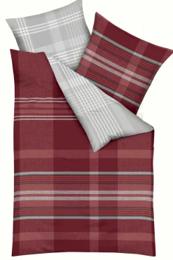 Kaeppel Satin-Bettwäsche rot