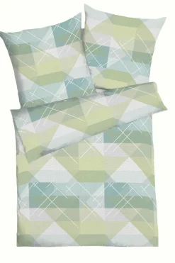Kaeppel Seersucker-Bettwäsche grün