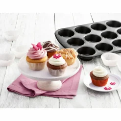 Kaiser 12er Muffin-Backform 27x38cm schwarz